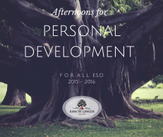 Tardes de Desarrollo Personal y Emprendimiento Social para todo ESO.