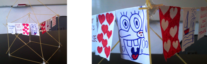 Concurso creativo: construcción de torres con espaguetis y celo en UIMP. pensamiento libre y difuso