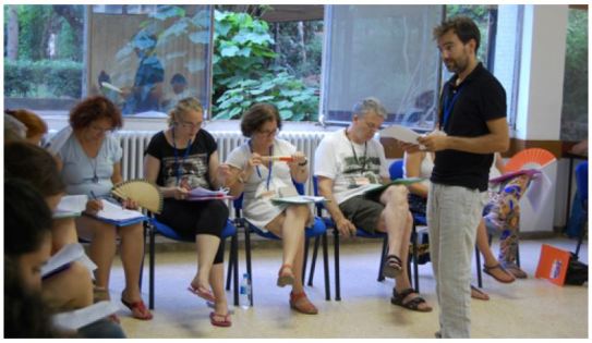 Taller Alumando y profesorado nos emocionamios juntos_Manuel Zaragoza y Lucía Montero_Red EyECG Aragón_VI SEMINARIO EDUCAR PARA UNA CIUDADANÍA GLOBAL - OXFAM INTERMON