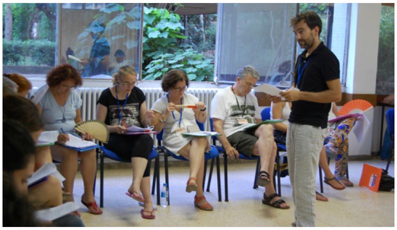 Taller Alumando y profesorado nos emocionamios juntos_Manuel Zaragoza y Lucía Montero_Red EyECG Aragón_VI SEMINARIO EDUCAR PARA UNA CIUDADANÍA GLOBAL - OXFAM INTERMON