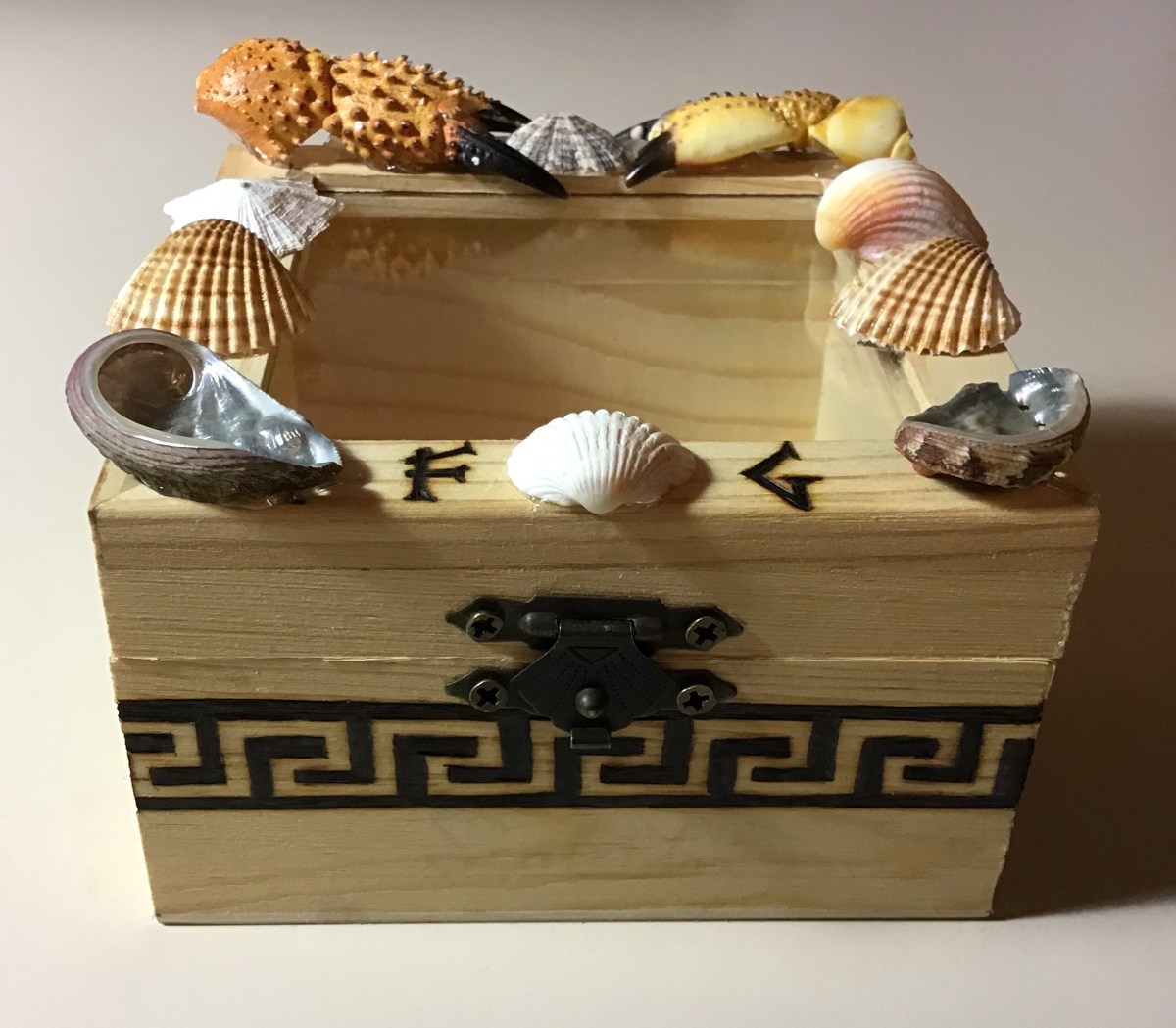 Caja marina pirograbada 02